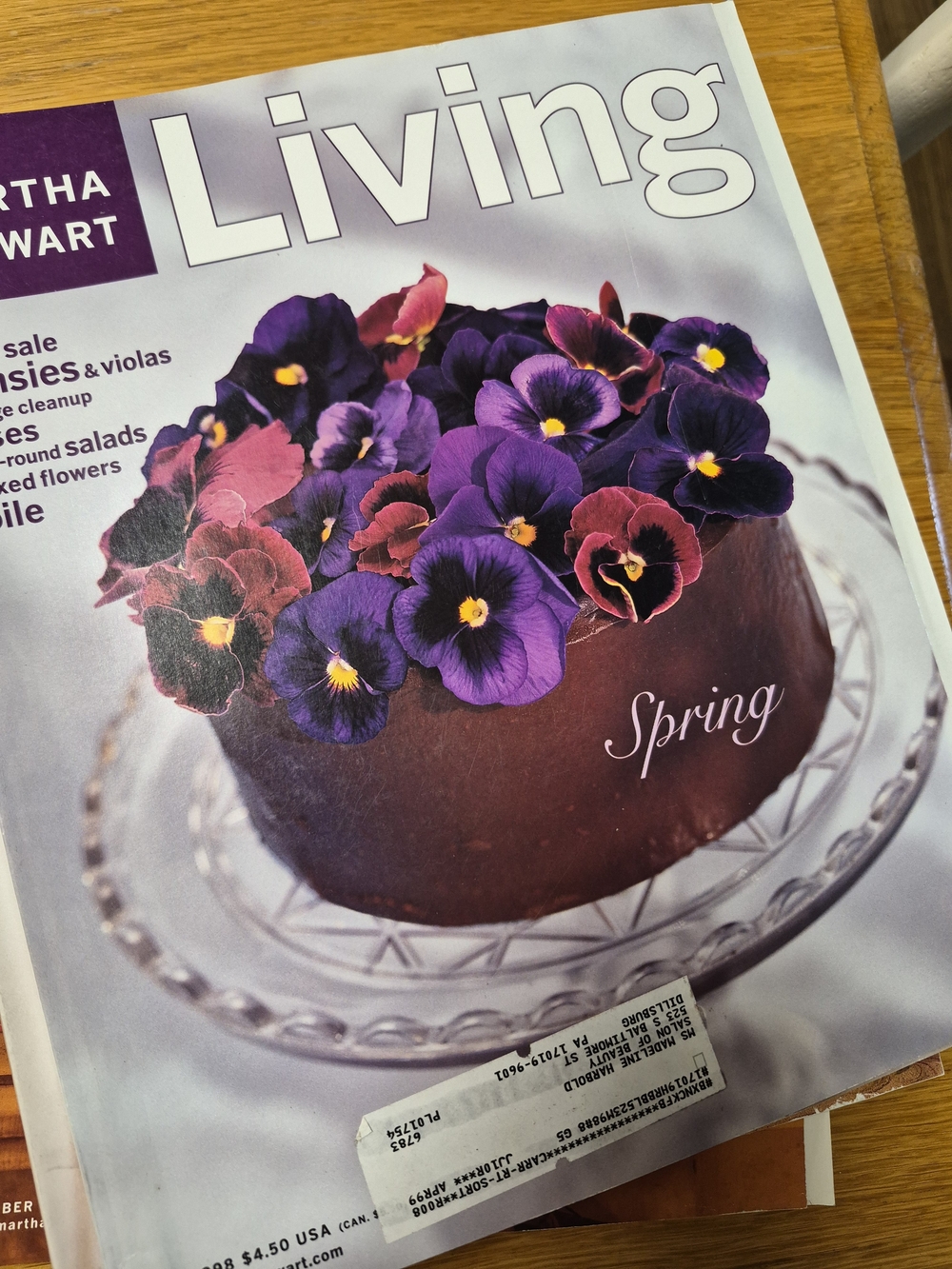 Martha Stewart Living Magazine May 1998